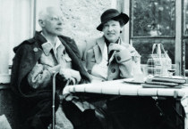 With Mme Müller-Widmann, 1939
