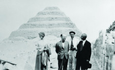 With Gertrud and Paul Hindemith and Jenő Takács at a congress on Arab music in Cairo, 1932