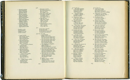 The text and English translation of the folk ballad “Angoli borbála,” no. 34a in Bartók's Hungarian Folk Music, trans. M. D. Calvocoressi (Oxford, 1931), 112-13