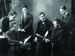 Bartók and Kodály with the members of the Waldbauer-Kerpely Quartet, March 1910