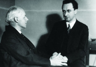 With Hans Rosbaud, conductor of the première of the Second Piano Concerto in Frankfurt, January 23, 1933